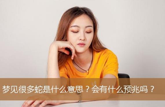 梦见很多蛇是什么意思？不同情况下梦见很多蛇的预示？