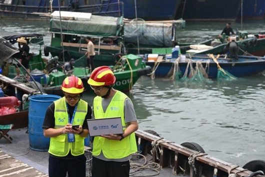 中国移动广西大力保障港湾网络通信 为渔民提供便利服务